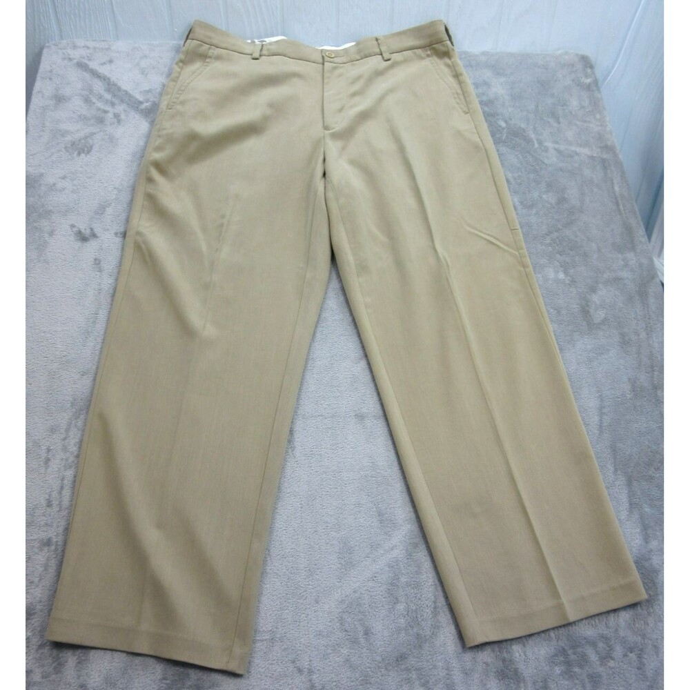 Tommy Bahama Pants Mens 38 x 30 (Actual 39x28) Chino Beige Tencel Wool Blend